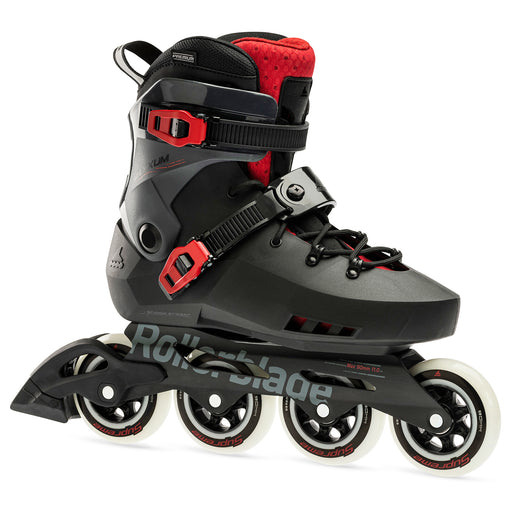 Rollerblade Maxxum XT Mens Fitness Inline Skates - Black/Red/13 / 13.5