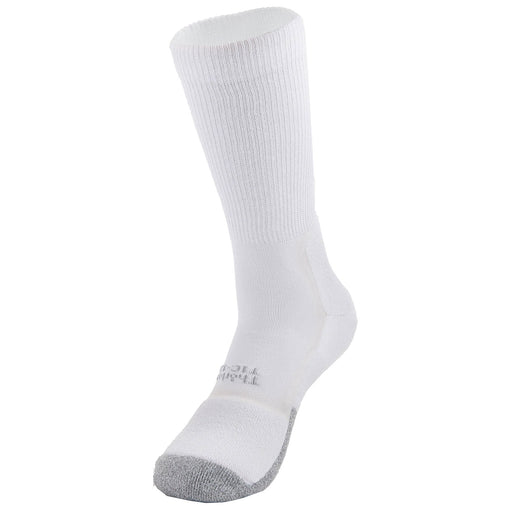 Thorlo Tennis Light Cushion Crew Socks - WHITE 004/XL