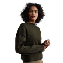 
                        
                          Load image into Gallery viewer, Varley Grant Knit Dark Olive Womens Sweater
                        
                       - 2