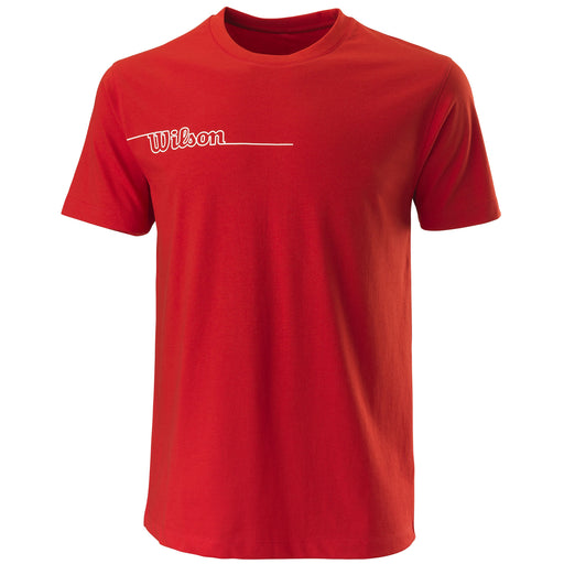 Wilson Team II Tech Mens Tennis Shirt - Team Red/XL