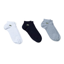 
                        
                          Load image into Gallery viewer, Lacoste Core Performance Low Unisex Socks - Gray/White/Navy/M
                        
                       - 1