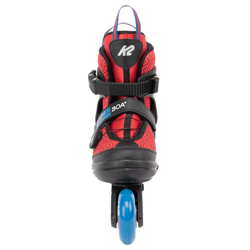 K2 Raider Boa Red Boys Adjustable Inline Sk 27588