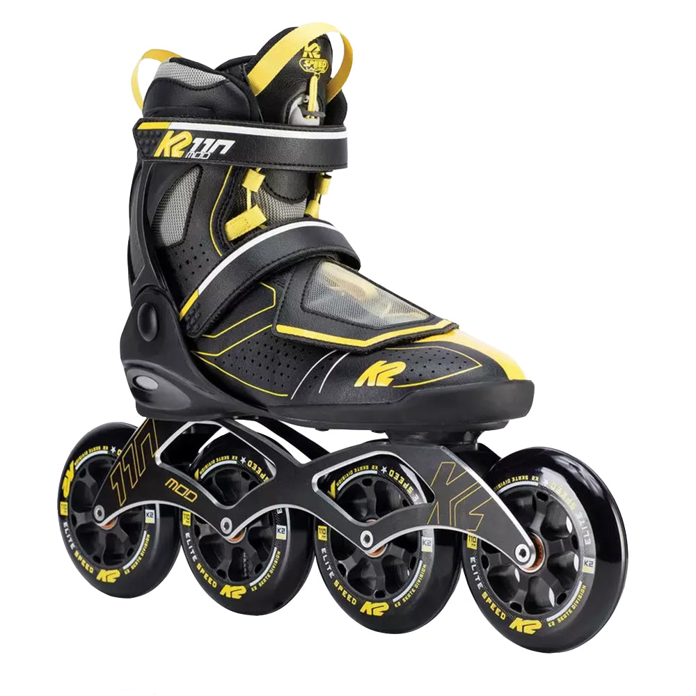 K2 MOD 110 Mens Inline Skates 1 - Gray/Blk/Yellow/12.0