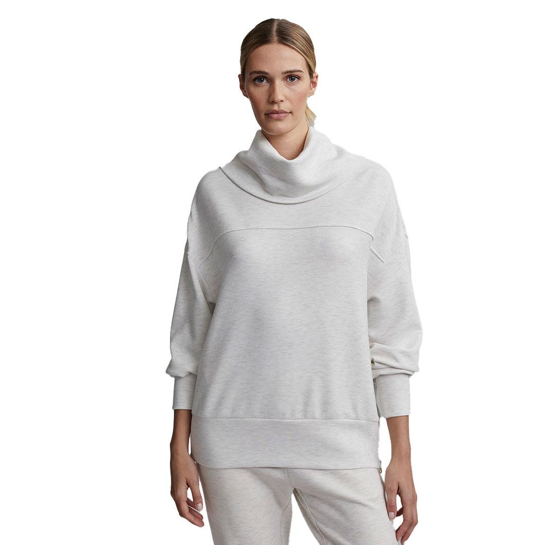 Varley Priya Longline Womens Pullover - Ivory Marl/L