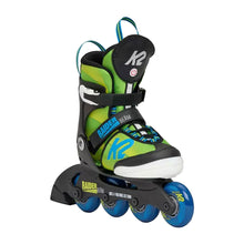 
                        
                          Load image into Gallery viewer, K2 Raider Beam Boys Adjustable Inline Skates - Green/Blue/4-8
                        
                       - 1