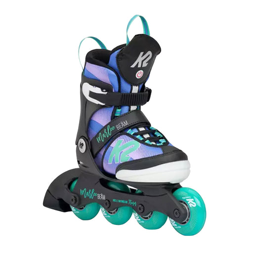 K2 Marlee Beam Girls Adjustable Inline Skates - Purple/Blue/4-8