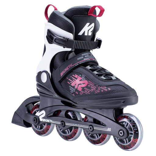 K2 Kinetic 80 Wmns Inline Skates - Light Use 29498 - Black/Berry/11.0