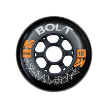 
                        
                          Load image into Gallery viewer, K2 Bolt 90-85-ILQ9 Inline Skate Wheels - 8 Pack - Black
                        
                       - 1
