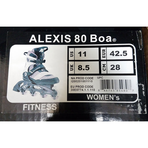 K2 Alexis 80 Boa Womens Inline Skates 30570