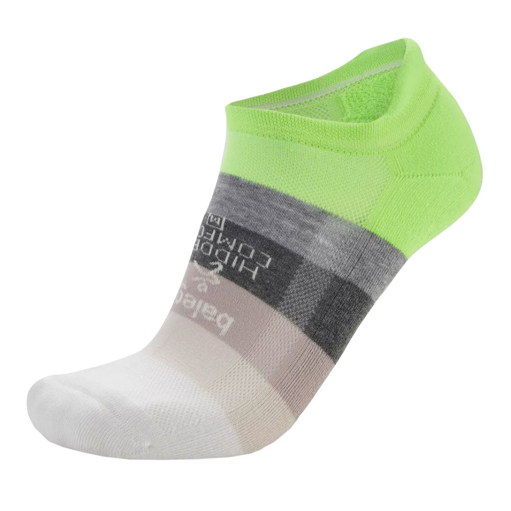 Balega Hidden Comfort Gradient NS Tab Socks - Lime/All Terrai/XL
