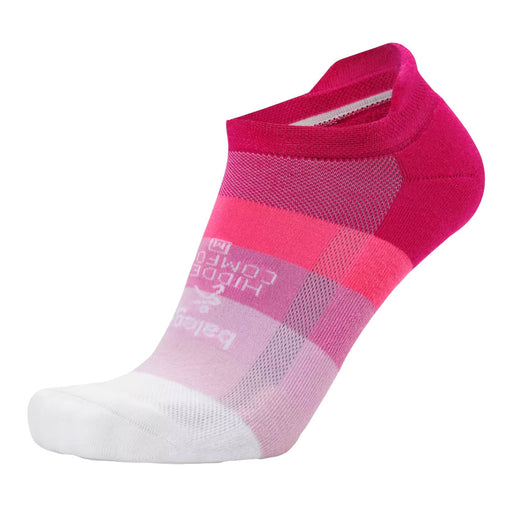 Balega Hidden Comfort Gradient NS Tab Socks - Pink/White/M