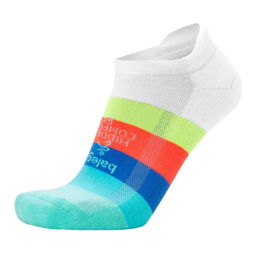 Balega Hidden Comfort Gradient NS Tab Socks - White/Retro Bri/S