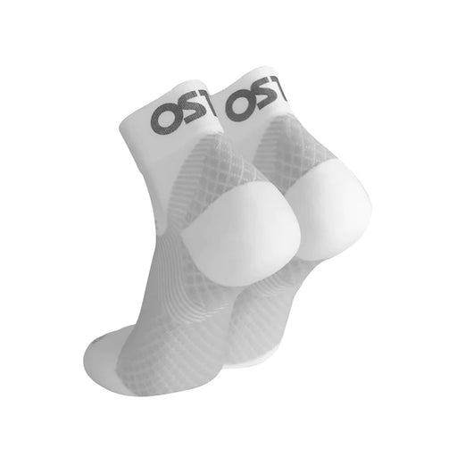 OS1st Plantar Fasciitis Compression Quarter Socks - White/XL