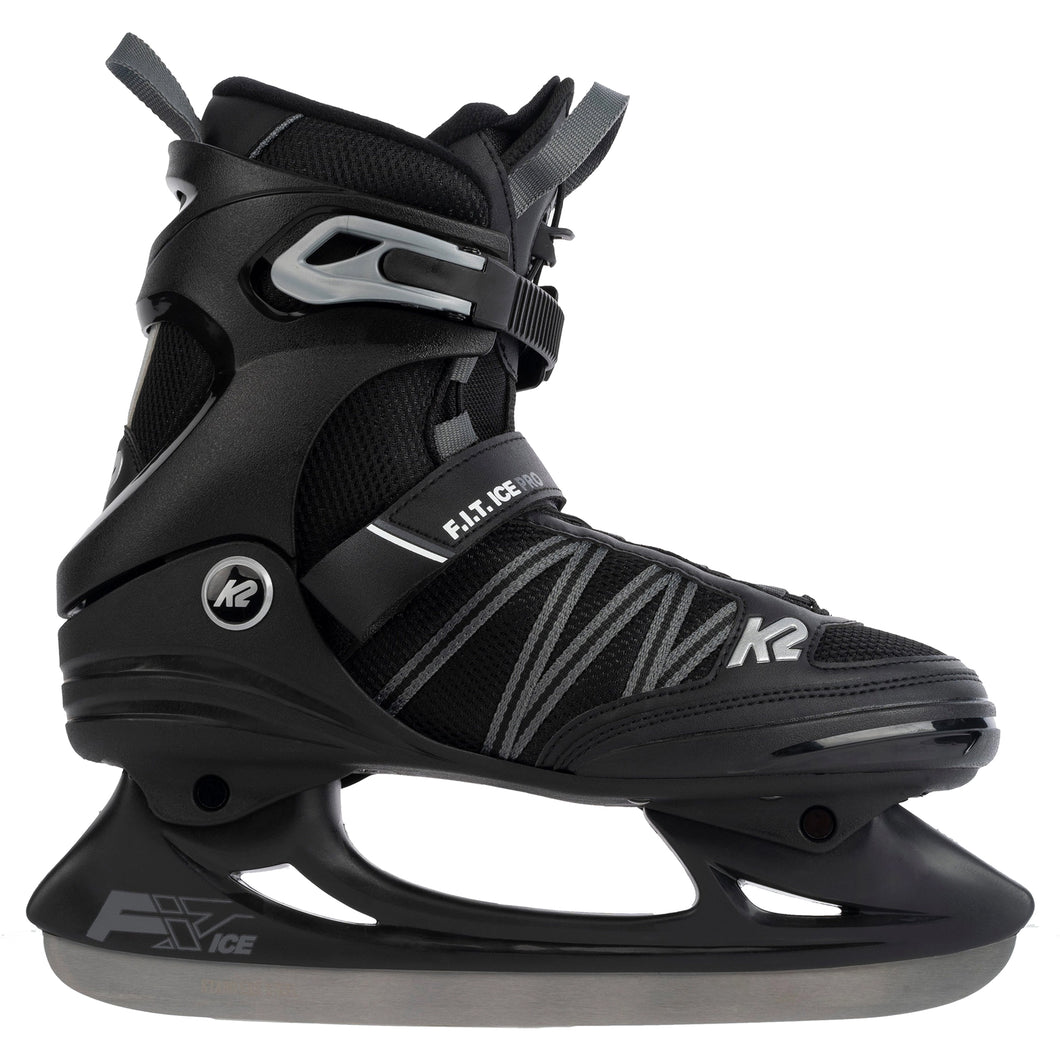 K2 F.I.T. Ice Pro Mens Ice Skates 30866 - Black/10.5