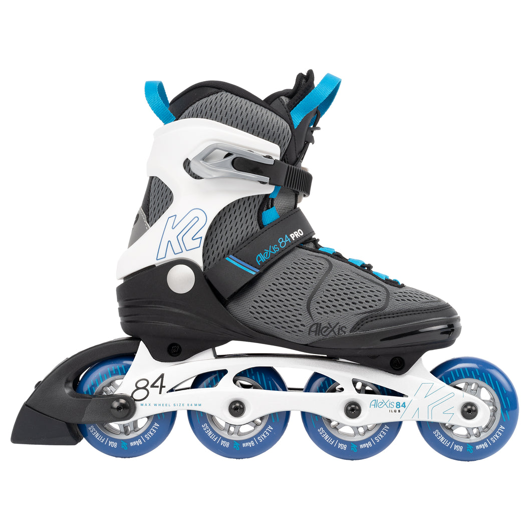 K2 Alexis 84 Pro Gray-Blue Womens Inline 31034 - Gray/Blue/8.0