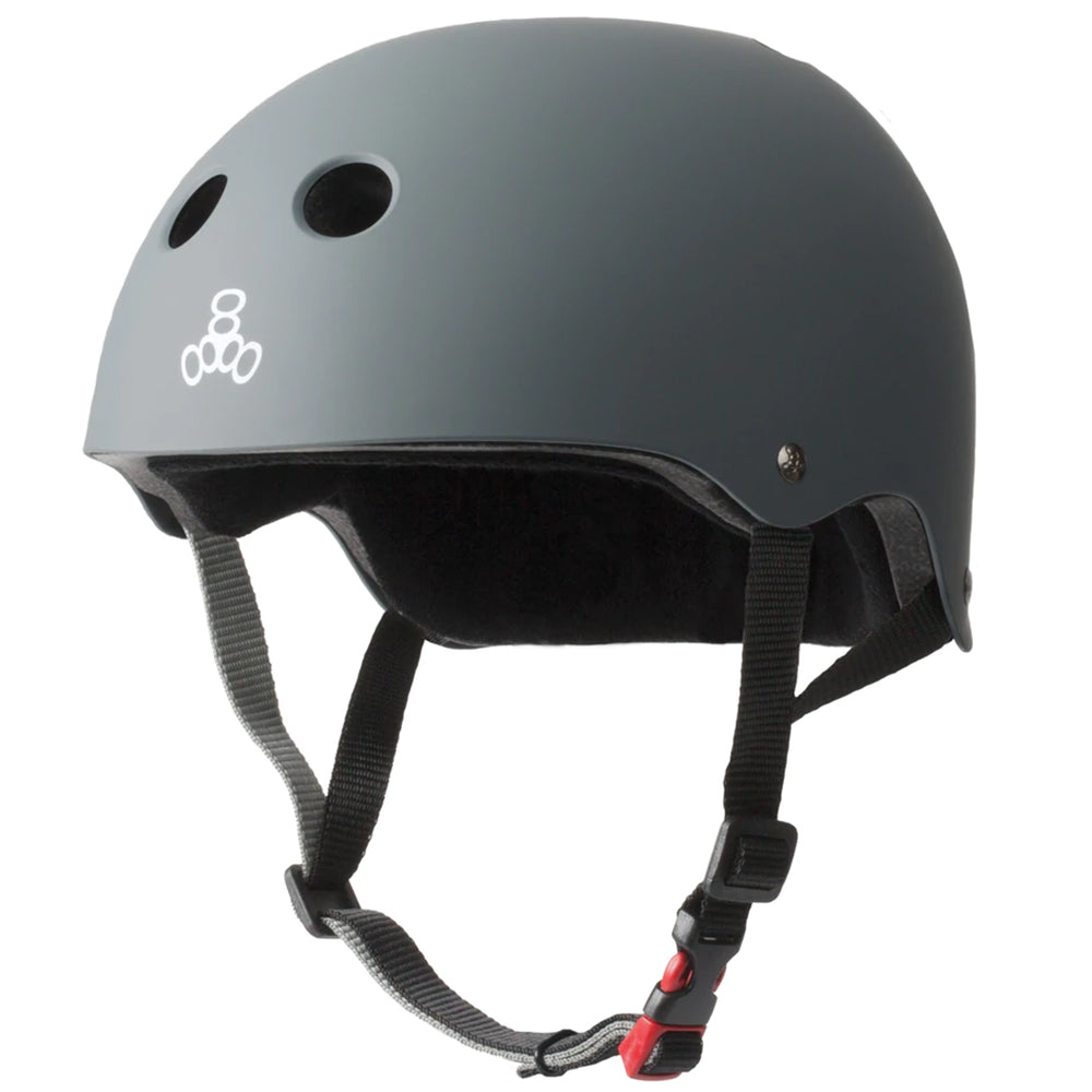 Triple 8 Certified Sweatsaver Carbon Helm 31080 - Carbon Rubber/L/XL