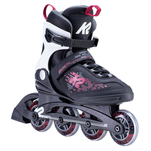 K2 Kinetic 80 Womens Inline Skates 31859 - Black/Berry/8.0