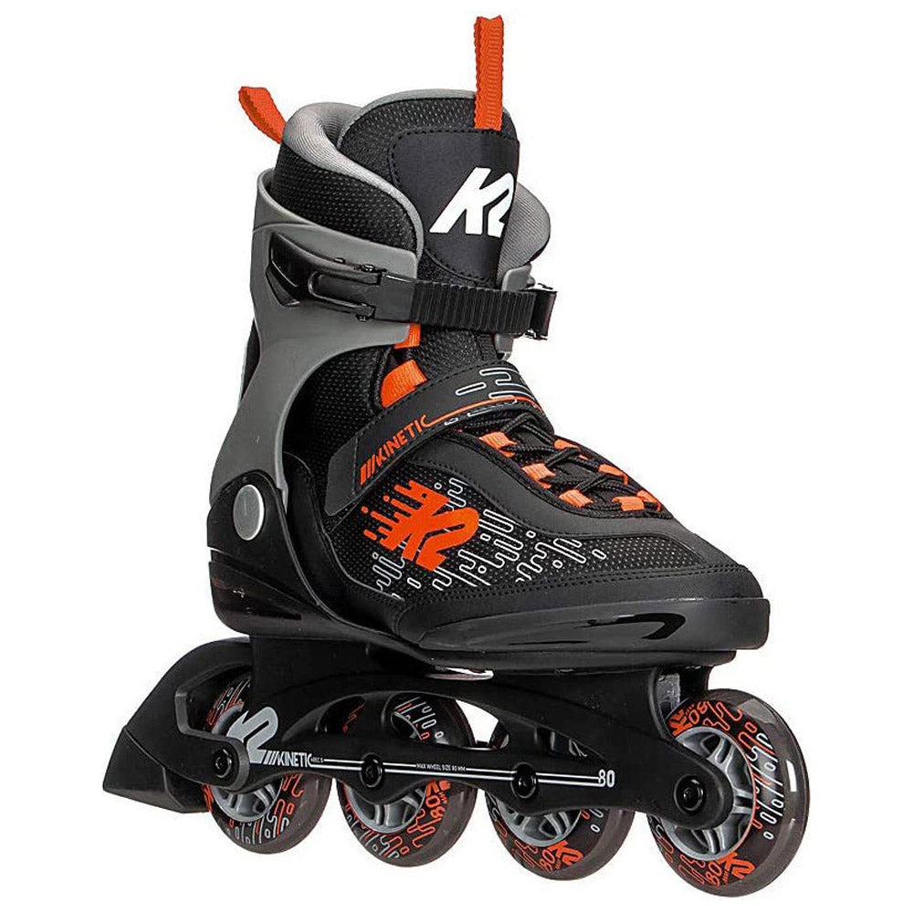 K2 Kinetic 80 Mens Inline Skates 31862 - Black/Red/12.5