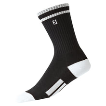 
                        
                          Load image into Gallery viewer, FootJoy ProDry Junior Crew Socks - BLACK/WHITE 001
                        
                       - 3