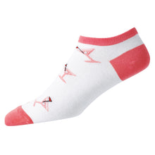 
                        
                          Load image into Gallery viewer, FootJoy ComfortSof Martini Print Low Cut Socks - Orange
                        
                       - 4