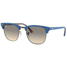 
                        
                          Load image into Gallery viewer, Ray-Ban Clubmaster Wrinkled Blue Sunglasses - 49
                        
                       - 1
