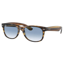 
                        
                          Load image into Gallery viewer, Ray-Ban New Wayfarer Striped Red Havana Sunglasses - 58
                        
                       - 2