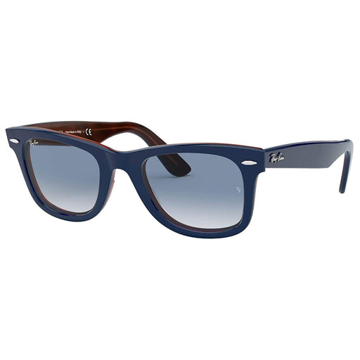 Ray-Ban Wayfarer In Top Blue on Red Sunglasses - 50