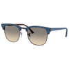 Ray-Ban Clubmaster Wrinkle Blue-Brown Sunglasses
