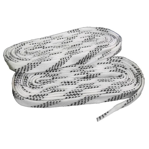 A.L. 21 Sports Cotton Hockey Skate Laces - White/96 IN