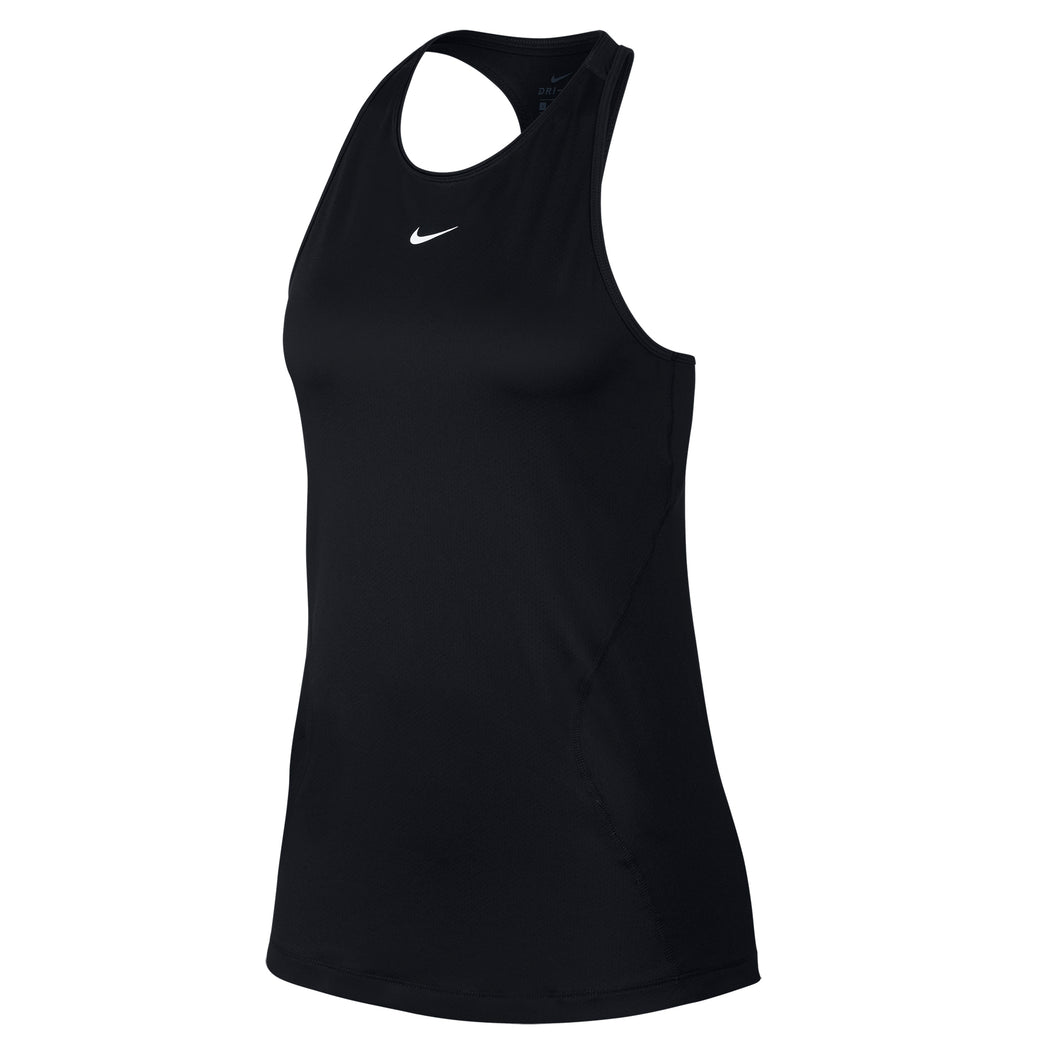 Nike Pro Mesh Womens Training Tank Top - 010 BLACK/L