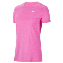 
                        
                          Load image into Gallery viewer, Nike Legend Womens Short Sleeve Training Shirt - 601 FIRE PINK/L
                        
                       - 13