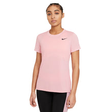 
                        
                          Load image into Gallery viewer, Nike Legend Womens Short Sleeve Training Shirt - PINK GLAZE 633/L
                        
                       - 2