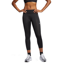 
                        
                          Load image into Gallery viewer, Nike Fast 7/8 Crop Womens Running Pants - 010 BLACK/L
                        
                       - 1