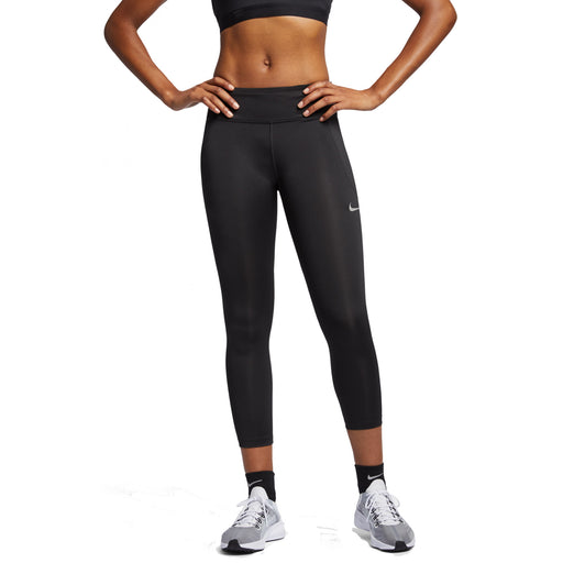 Nike Fast 7/8 Crop Womens Running Pants - 010 BLACK/L