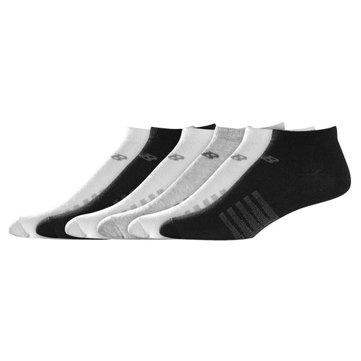 New Balance Life 6 Pack Uni No Show Tennis Socks - AST3/XL