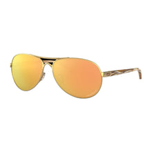 
                        
                          Load image into Gallery viewer, Oakley Feedback Polished Gold Womens Sunglasses - Default Title
                        
                       - 1