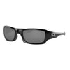 Oakley Fives Squared Polished Black Black Iridium Polarized Sunglasses