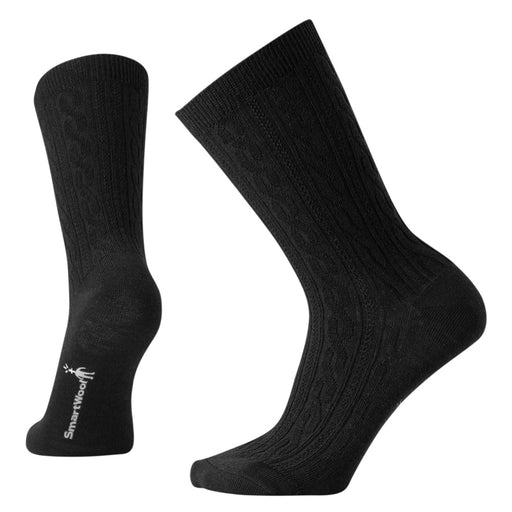 Smartwool Cable II Womens Socks - 001 BLACK/L